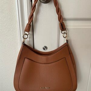 Nanette Lepore Brown Leather Shoulder Bag
